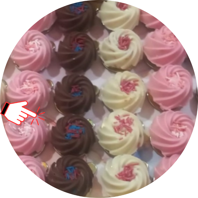 Cakes section
