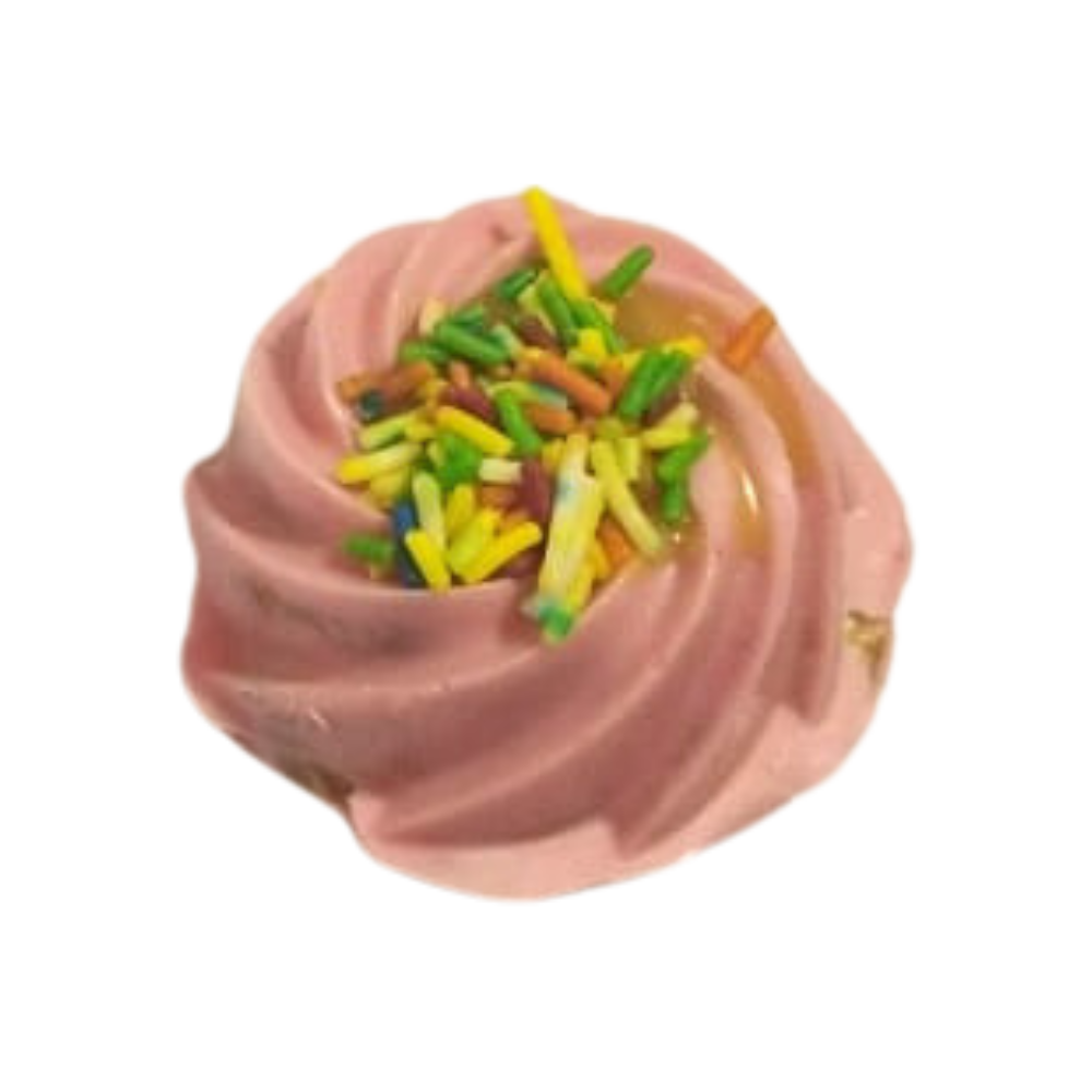 Funfetti mini pink cake box