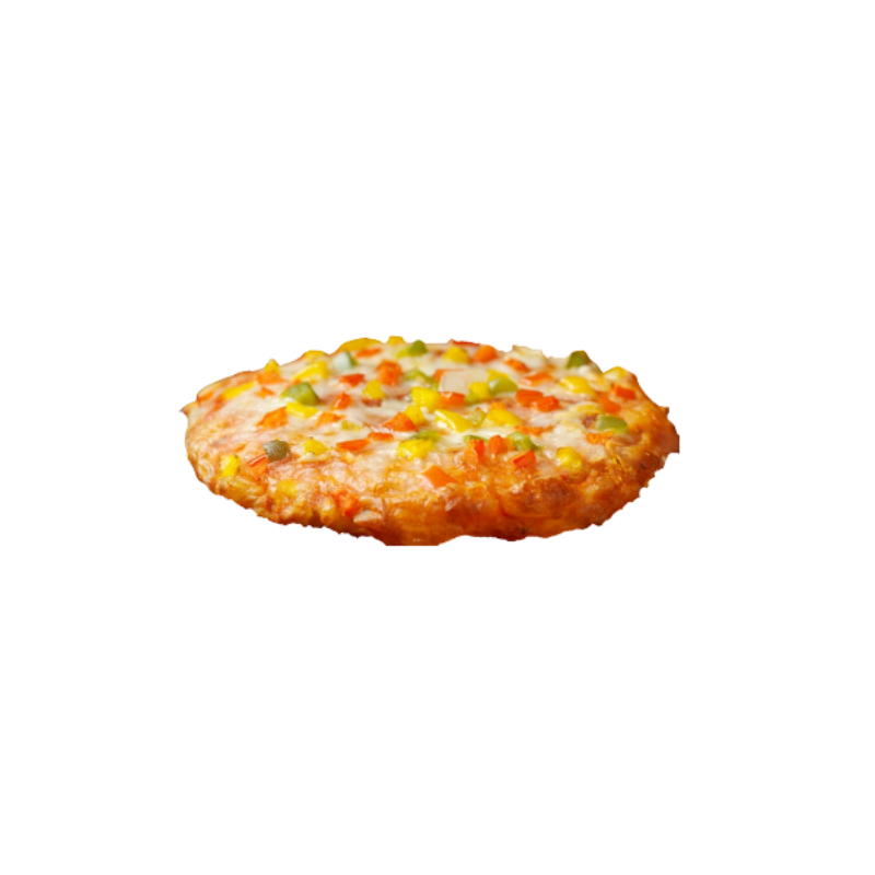 Mini colored pepper pizza