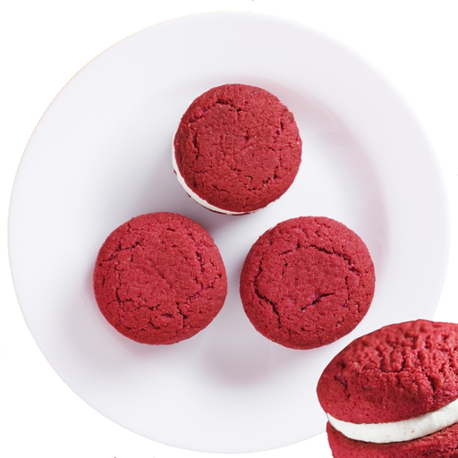 Red velvet Sandwich Cookies box