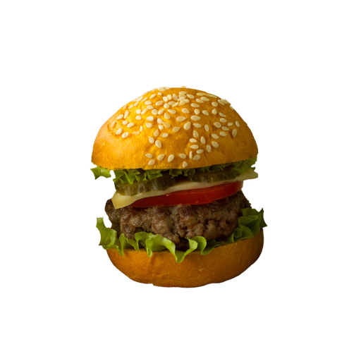 Mini beef burger (white)
