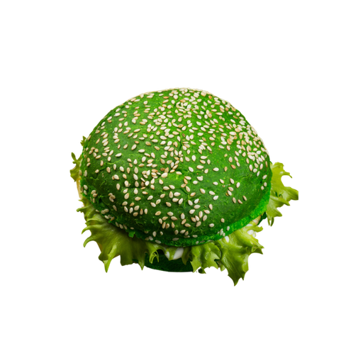 Mini crispy chicken burger (green)