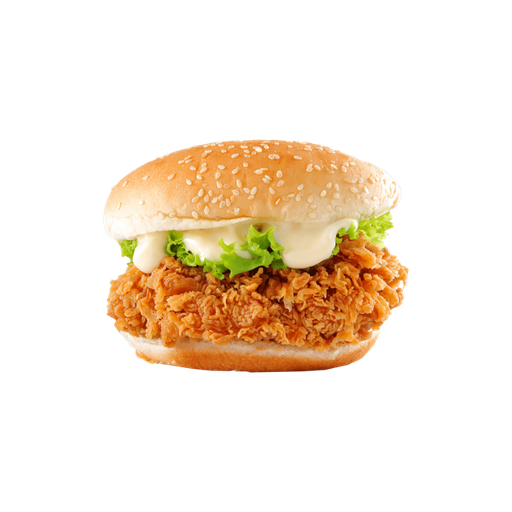 Mini crispy chicken burger (white)