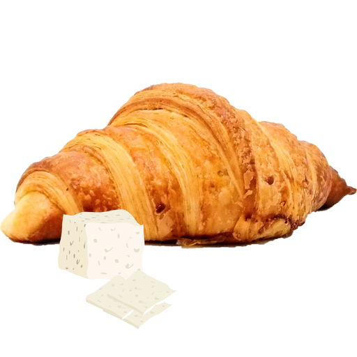 Croissant white cheese